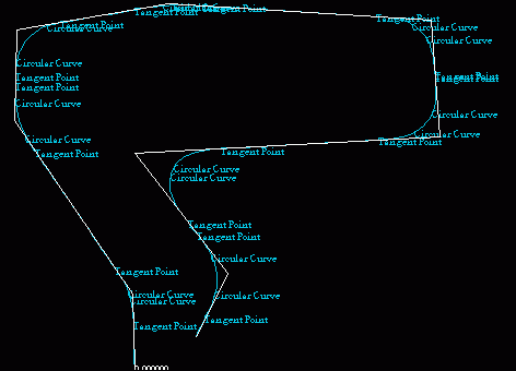 Design horizontal alignment example